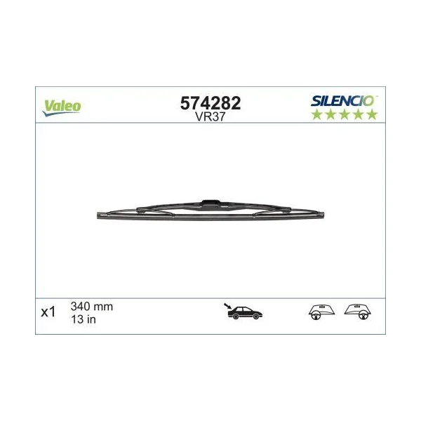 1 Balai d'essuie-glace VALEO Silencio VR37