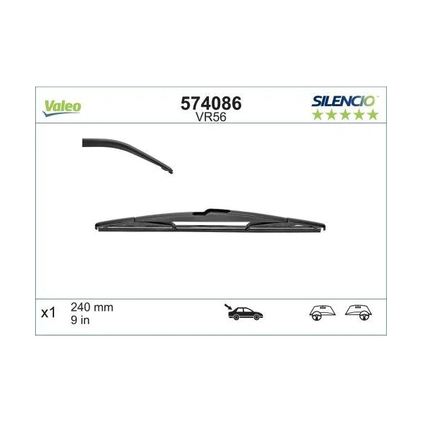 1 Balai d'essuie-glace VALEO Silencio VR56
