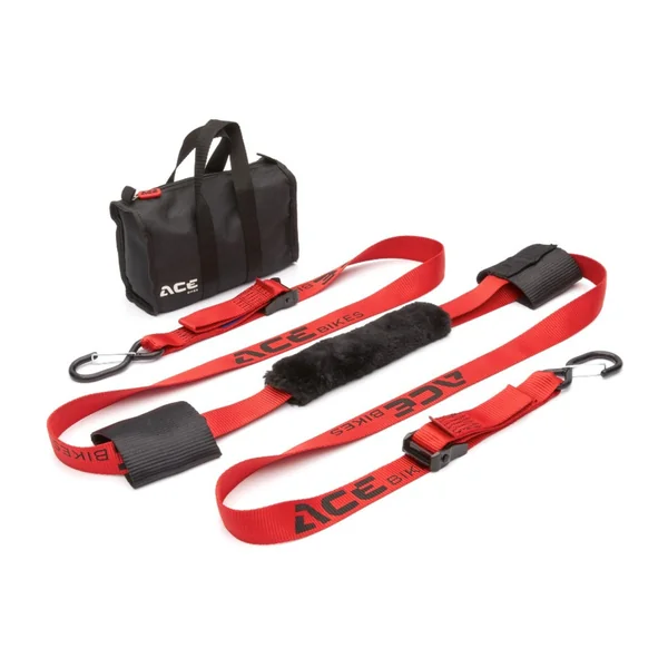 Acebikes Buckle-Up - Sangle pour guidon de moto - sac de transport inclus