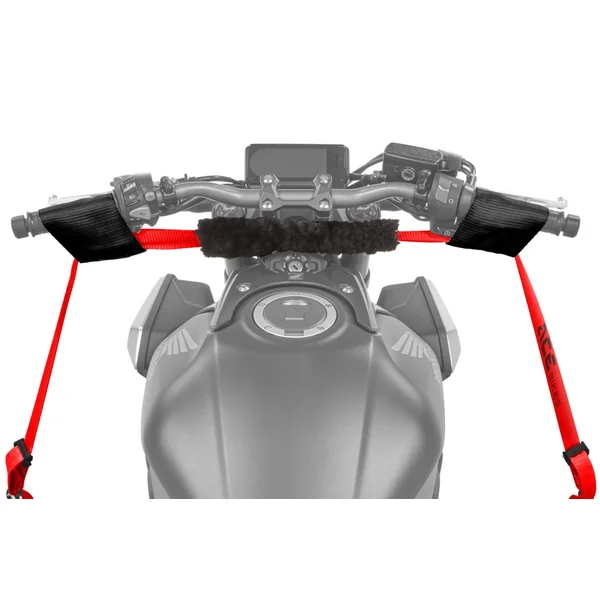 Acebikes Buckle-Up - Sangle pour guidon de moto - sac de transport inclus