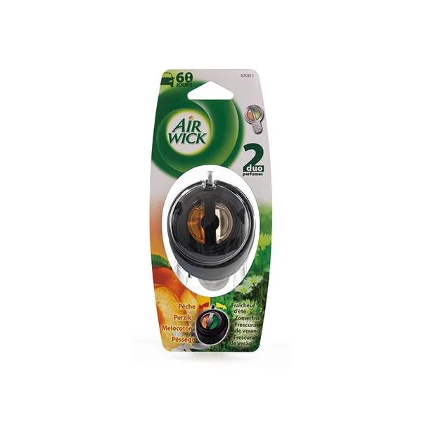 AIR WICK diffuseur duo Pêche/Fraicheur d'été