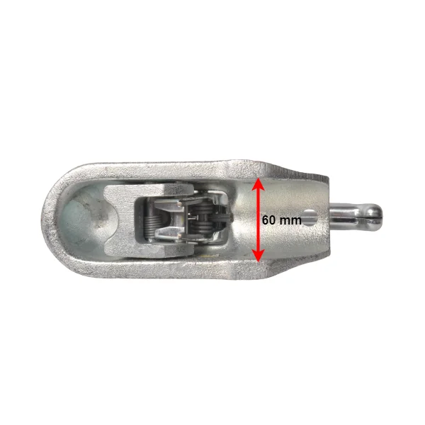 AL-KO AK351 - rond 60 mm - 3500 kg - Boîtier d'attelage freinée