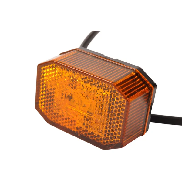 Aspöck Flexipoint - feu de gabarit orange/jaune 50 cm câble plat - câble DC