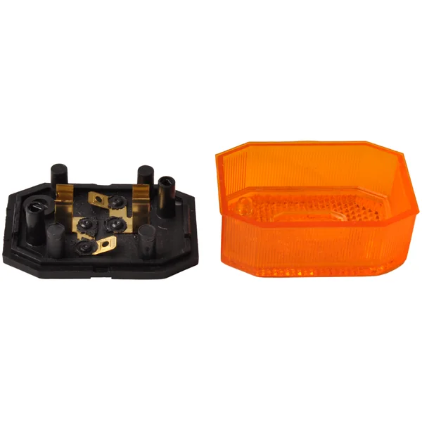 Aspöck Flexipoint - feu de gabarit orange/jaune - câble détaché - ampoule
