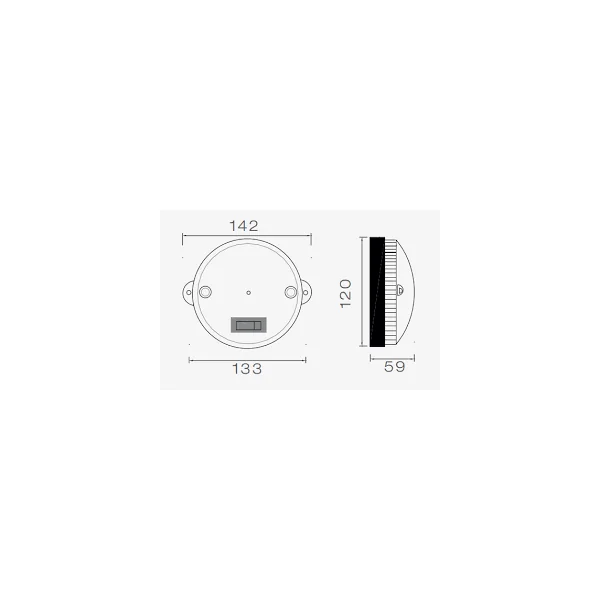 Aspöck inpoint luminaire d'intérieur avec interrupteur