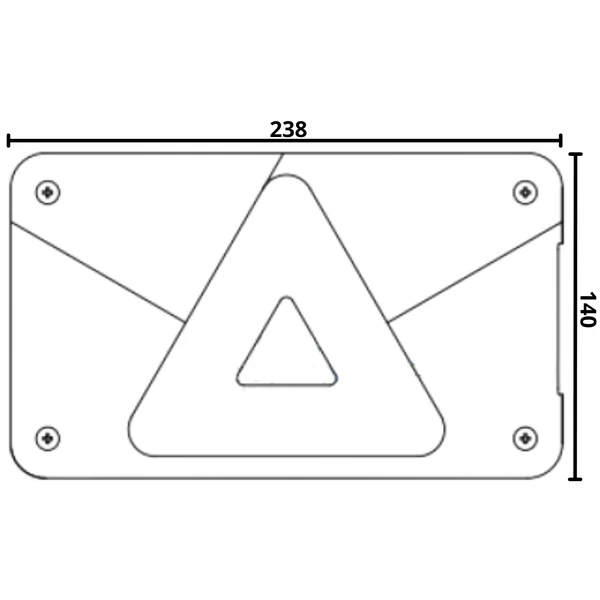 Aspöck Multipoint 5 - cabochon - droit