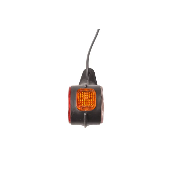 Aspöck Superpoint 2 - gauche - blanc/orange/rouge - 1 mètre de câble plat