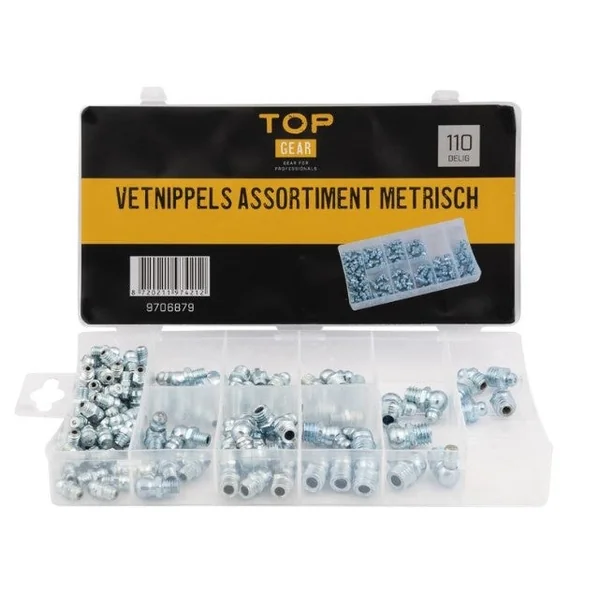 Assortiment de graisseurs métriques 110 pcs.