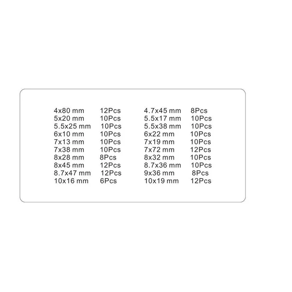 Assortiment de ressorts 200 pièces