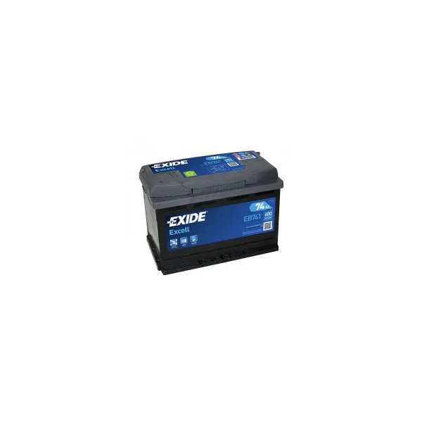 Batterie Exide EB741 12v 74AH 680A L3G