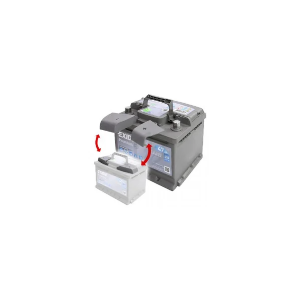 Batterie Exide Premium EA472 12v 47AH 450A lb1d