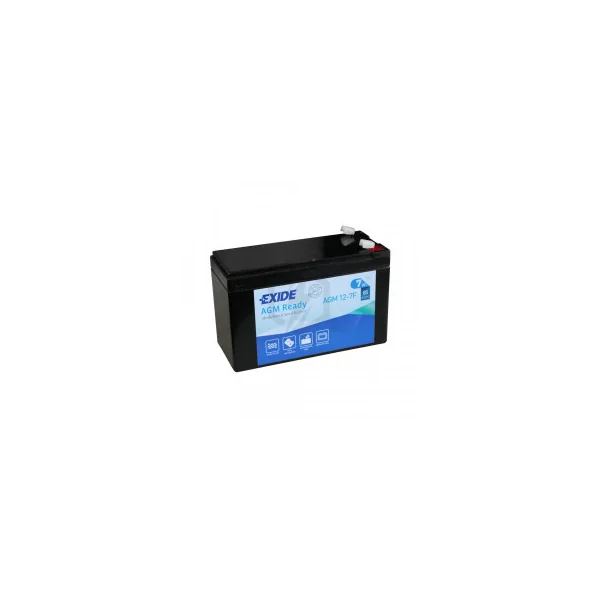 Batterie moto Exide AGM12-7F 12v 7ah 85A