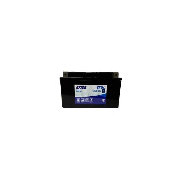 Batterie moto Exide ET7B-BS YT7B-BS 12v 6.5ah 85A