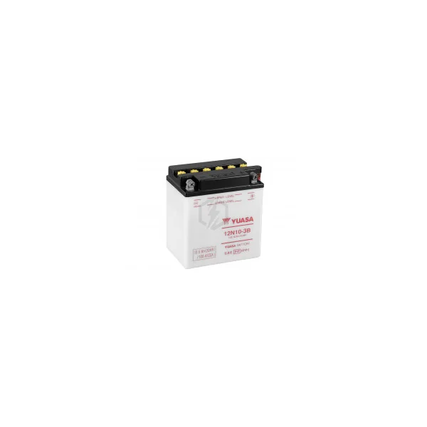Batterie moto YUASA 12N10-3B 12V 10.5AH 100A