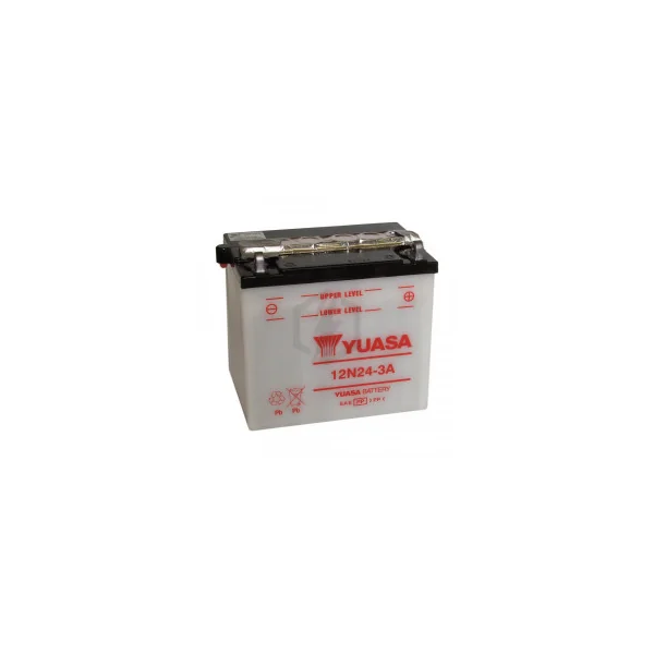 Batterie moto YUASA 12N24-3A 12V 25.3AH 200A