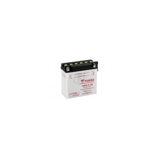 Batterie moto YUASA 12N5.5-3B 12V 5.8AH 55A