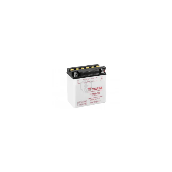 Batterie moto YUASA 12N9-3B 12V 9.5AH 85A