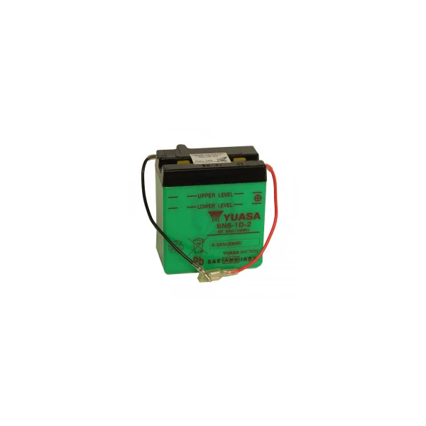 Batterie moto YUASA 6N6-1D-2 6V 6.3AH