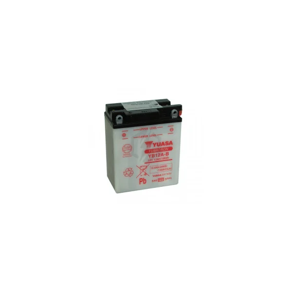 Batterie moto YUASA YB12A-B 12V 12.6AH 150A