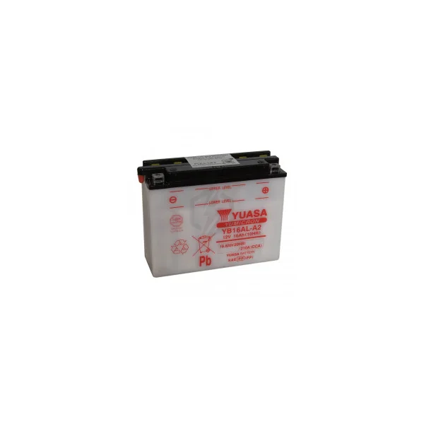 Batterie moto YUASA YB16AL-A2 12V 16.8AH 210A