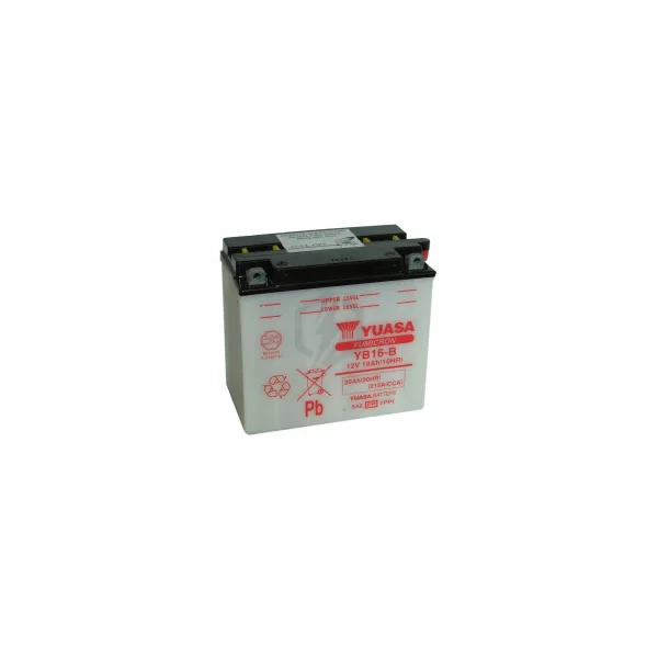 Batterie moto YUASA YB16-B 12V 20AH 215A