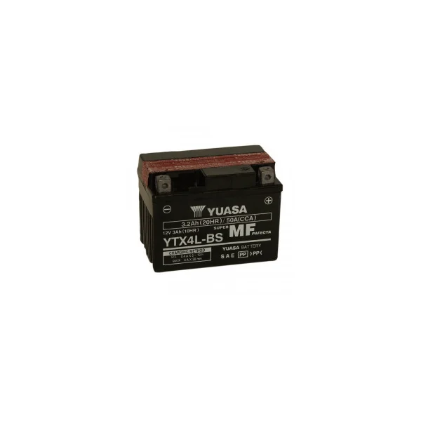 Batterie moto YUASA YTX4L-BS 12V 3.2AH 50A
