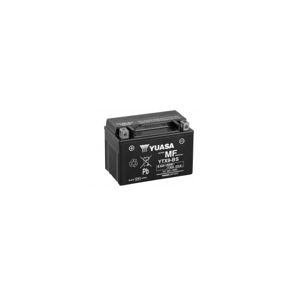 Batterie moto YUASA YTX9-BS 12V 8.4AH 135A