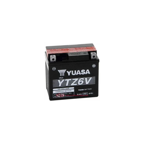 Batterie moto YUASA YTZ6V 12V 5.3AH 90A