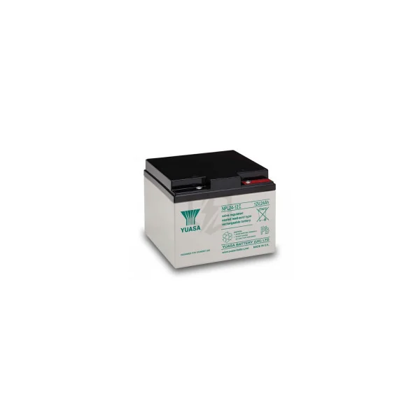 Batterie plomb étanche NPL24-12 Yuasa 12v 24ah