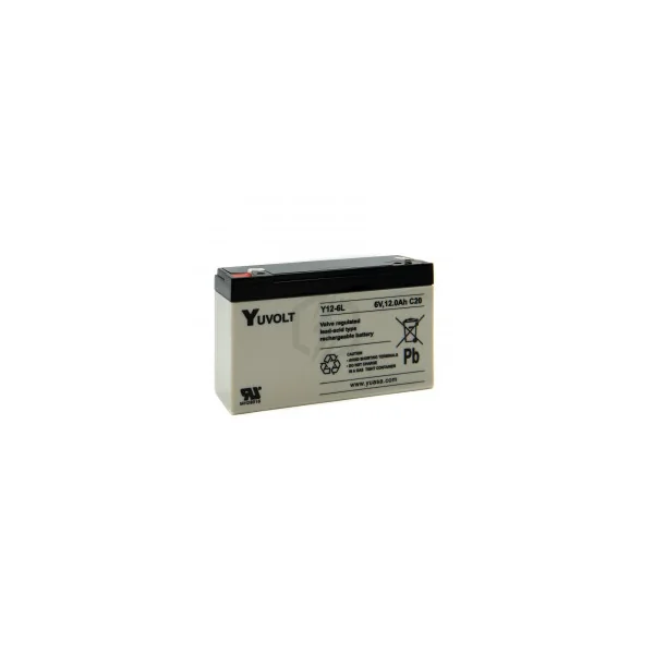 Batterie plomb étanche Y12-6 Yuasa Yuvolt Yucel 6v 12ah
