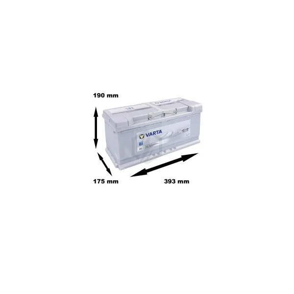 Batterie Varta Silver Dynamic I1 12v 110ah 920A 610 402 092 L6D