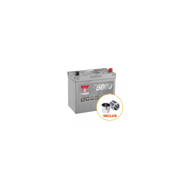Batterie Yuasa Silver YBX5053 12v 50ah 450A Hautes performances B24D+J