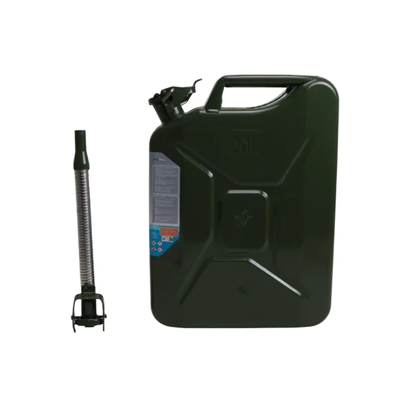 Bidon métallique - 20 litres - idéal pour le stockage de carburant sur les bateaux par exemple