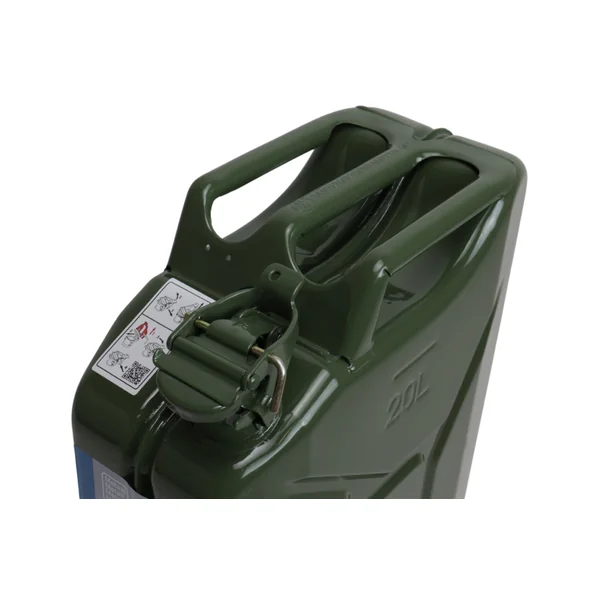 Bidon métallique - 20 litres - idéal pour le stockage de carburant sur les bateaux par exemple