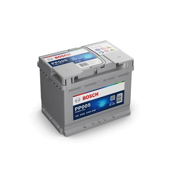 Bosch PP005 - Batterie auto - 63A/H 610A - technologie plomb-acide - Pour véhicules sans système Start&Stop