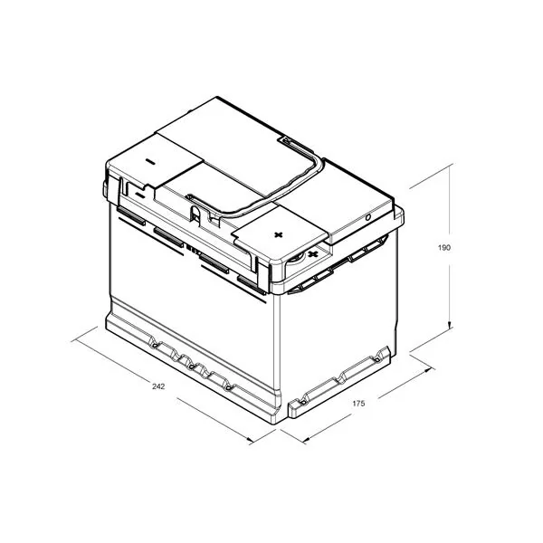 Bosch PP005 - Batterie auto - 63A/H 610A - technologie plomb-acide - Pour véhicules sans système Start&Stop