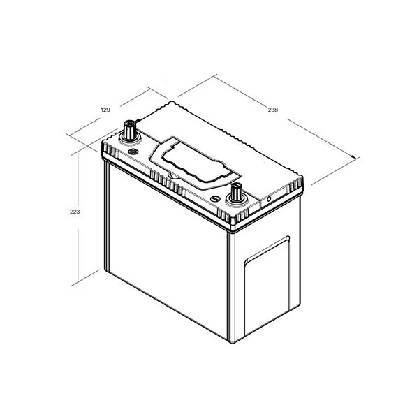 Bosch PP021 - Batterie auto - 45A/H 330A - technologie plomb-acide - Pour véhicules sans système Start&Stop