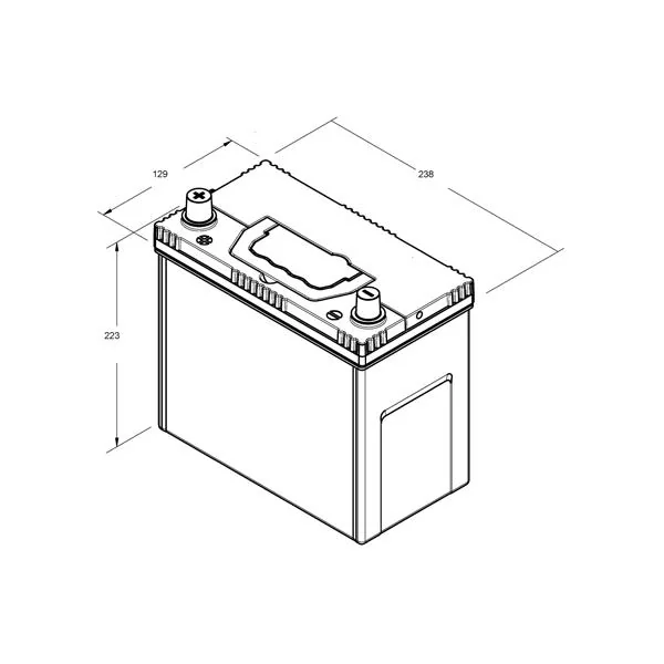 Bosch PP023 - Batterie auto - 45A/H 330A - technologie plomb-acide - Pour véhicules sans système Start&Stop