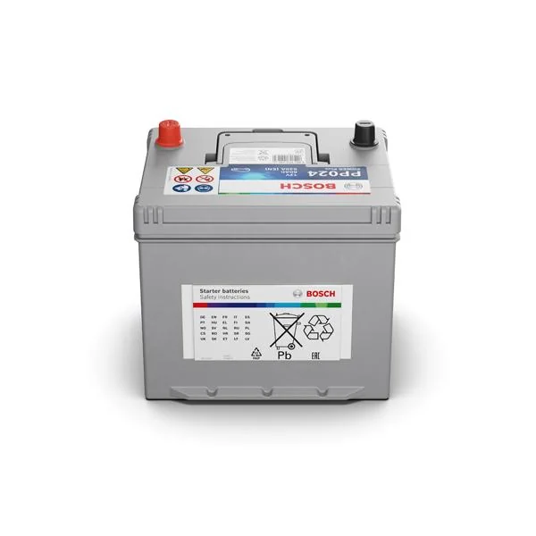 Bosch PP024 - Batterie auto - 60A/H 520A - technologie plomb-acide - Pour véhicules sans système Start&Stop