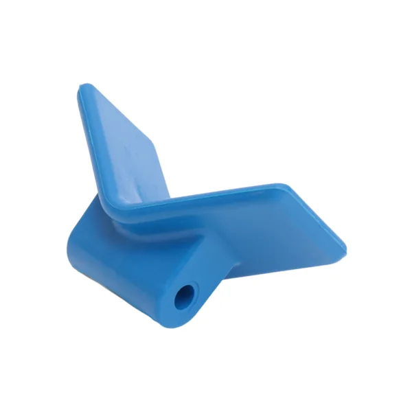 Butées d'etrave bleu - 72x22 mm - sans trace - PE