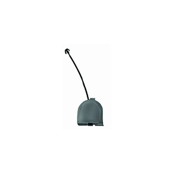Cache crochet de remorquage pour FIAT 500 phase 1, 2007-2015, chromé, bandeau pare chocs arrière