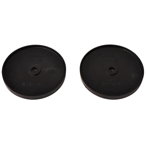 Catadioptre blanc 60 mm trous de vis ronds - 2 pièces