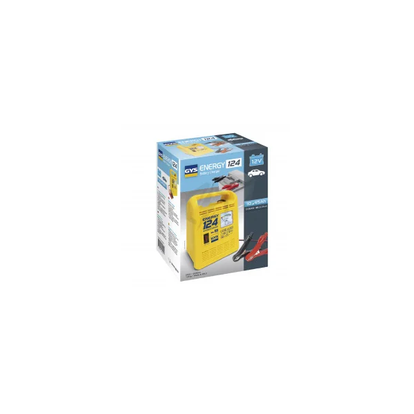 Chargeur de batterie GYS Energy 124 12V 3ah pour batterie de 10 à 45ah 023215