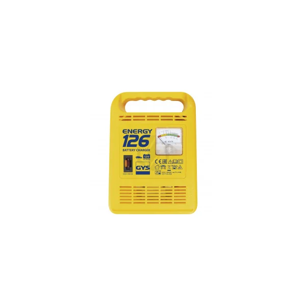Chargeur de batterie GYS Energy 126 12V 4-6ah pour batterie de 15 à 60ah 023222