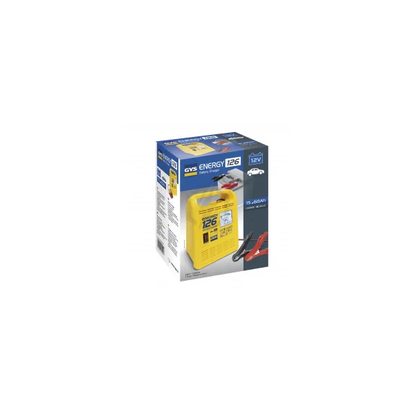 Chargeur de batterie GYS Energy 126 12V 4-6ah pour batterie de 15 à 60ah 023222