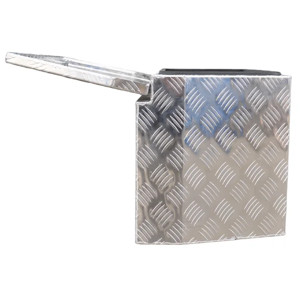 Coffre de timon en aluminium strié 760x380x400 mm