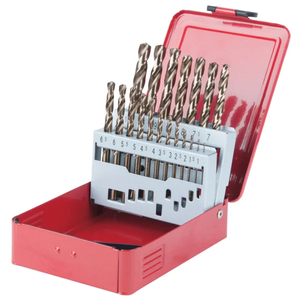 Coffret de 19 forets HSS-CO au cobalt KS TOOLS 330.3610