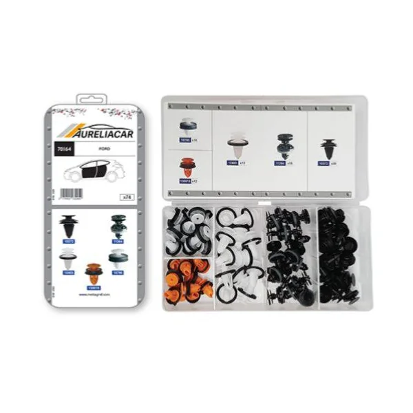 Coffret de 89 assortiments d'agrafes de panneaux de portes pour FORD, Neuf
