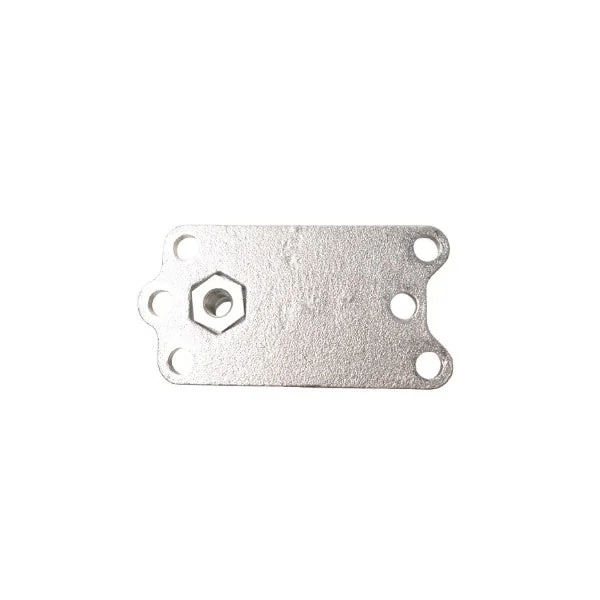 Collier de roue jockey 48 mm galvanisé – adapté aux tubes rainurés