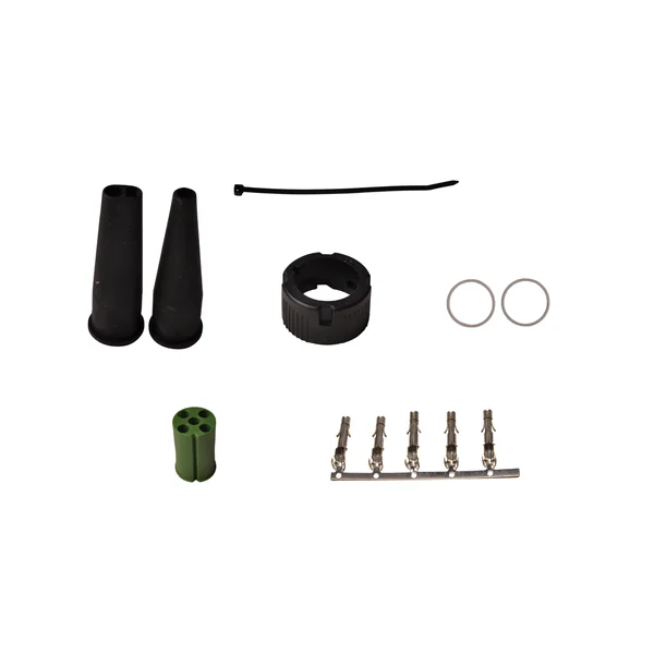 Connecteur à baïonnette Aspöck droit - 5 broches - vert